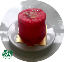 Vanilla Cheese Cake - Choco Strawberry